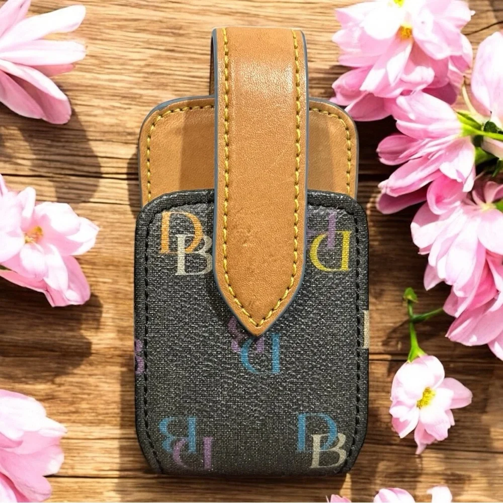 Dooney & Bourke Black and Brown Bag Charm